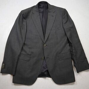 Combatant Gentlemen 42R Gray Birdseye 100% Wool Mens Blazer Jacket Sport Coat
